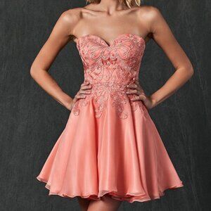 NEW! Pink Tulle Homecoming Dress